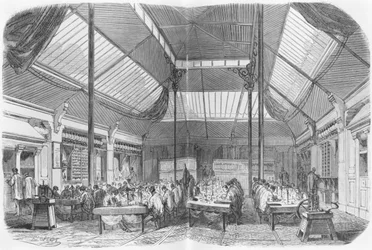 Workshop of jewellery during the Second Empire, illustration from 